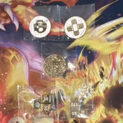 Pokemon TCG Metal Gold Coin & Damage Counter Set - 2022 Collectible - Image 1