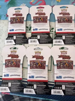 Pokemon TCG - Destined Rivals Sleeved Booster Packs - Lot of 6 -Factory Sealed - Image 2