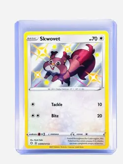 Pokemon TCG Skwovet SV099/SV122 Shining Fates Shiny Vault Holo MT/NM - Image 1