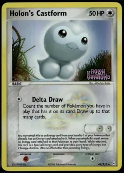 Holon's Castform Reverse Holo 44/110 ex Holon Phantoms 2006 LP Pokemon Card - Image 1