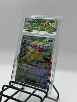 Pokemon Card Leafeon ex 003/187 - Terastal Festival - Japanese - Ace Graded 10 - Image 1