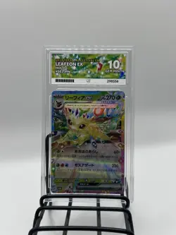 Pokemon Card Leafeon ex 003/187 - Terastal Festival - Japanese - Ace Graded 10 - Image 2