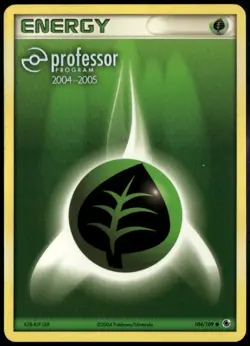 Grass Energy Professor Program 2004-2005 104/109 LP Pokemon Card - Image 1