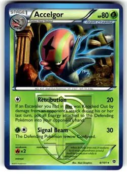 Accelgor 8/101 Rare | Plasma Blast | Pokemon Card - Image 1