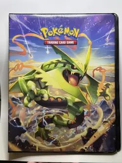 2015 Pokemon Roaring Skies Mega Rayquaza & Mega Gallade Card Binder - Used - Image 1