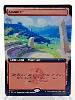 Mountain Goats Land #1359 FOIL Secret Lair Card MTG Magic The Gathering - Image 1