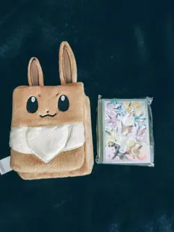 Pokemon Prismatic Evolutions🔥Eevee Deck Box & Card Sleeves (NO CARDS Included) - Image 1