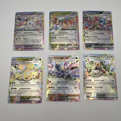 Pokemon TCG Surging Sparks Lot Of 6 Ex Cards Sylveon Ceruledge - Image 1