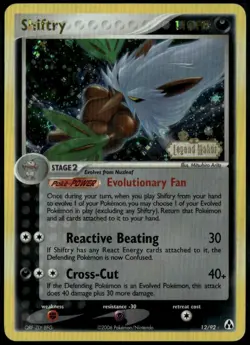 Shiftry Reverse Holo 12/92 ex Legend Maker 2006 LP Pokemon Card - Image 1