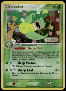 Victreebel Reverse Holo 13/92 ex Legend Maker 2006 LP Pokemon Card - Image 1