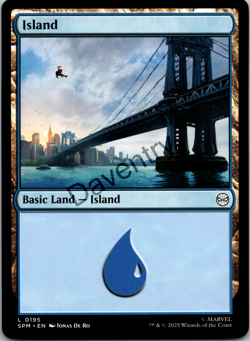 Marvel's Spider-Man SPM - Basic Land Set (5 Cards) MTG Near Mint Regular - Image 5