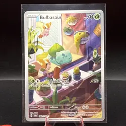 Pokemon TCG Bulbasaur Card 143/142 Stellar Crown Illustration, Rare - Image 1