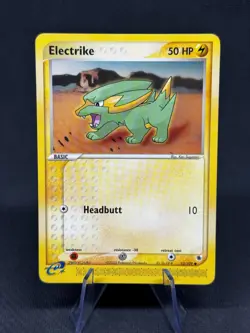 Electrike 52/109 EX Ruby & Sapphire Pokemon Card e-Series Non Holo Common - LP - Image 1