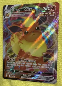 Flareon Vmax 018/203 Evolving Skies Full Art Ultra Rare Pokemon Card Near Mint - Image 3