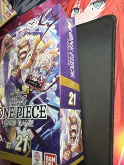 ONE PIECE TCG: EX GEAR 5 ULTRA STARTER DECK ST21 51 Cards Sealed - Image 2