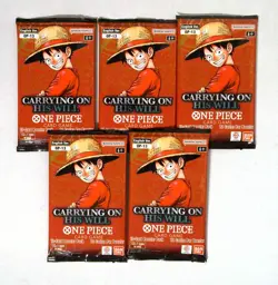 Carrying On His Will Booster Pack One Piece Card Game OP-13 English OP13 x 5 - Image 1