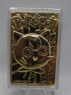 Pokemon Jigglypuff 23K Gold Plated Trading Card with Sealed COA 1999 Burger King - Image 2