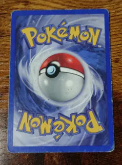 Ninetales 12/102 Base Set Black Flame Error Variant Pokemon Card Damaged - Image 2