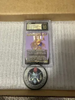 CGC Pristine 10 - CELES, RUNE KNIGHT Final Fantasy Borderless Mythic MTG 0201 - Image 1