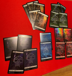 19 Pack Fresh Spider-Man Magic The Gathering Mana/Land Bundle Full Art - Image 1