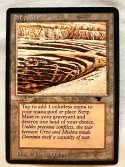 Strip Mine (No Horizon) - 1994 MTG Antiquities - Near Mint - Free Shipping! - Image 1
