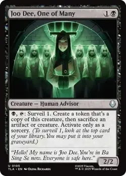 2x Joo Dee, One of Many - Foil TLA NM MTG - Image 1