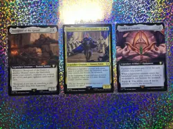MTG Rare Regular Extended Art: 0093 Beregond of the Guard; 0155 Crown of Gondor - Image 1