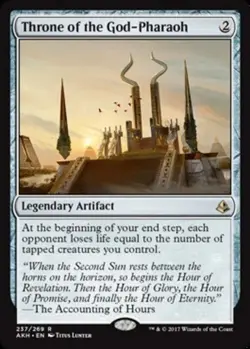 1x Throne of the God-Pharaoh- Amonkhet - Non Foil - Near Mint MTG - Image 1