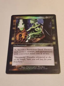 MTG Magic Apocalypse FOIL Pernicious Deed LP - Image 2