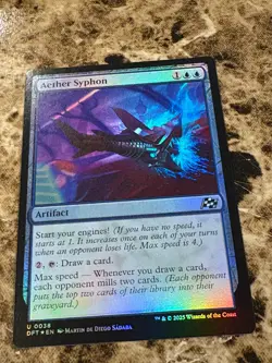 AETHER SYPHON Magic MTG Aetherdrift Foil - Image 1