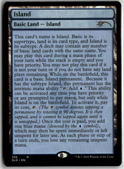 MTG Island Full-Text 255 SLD Secret Lair Drop Series - Image 1