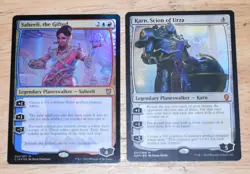 MTG 2X Planeswalker Saheeli the Gifted FOIL & Karn, Scion of Urza - Image 1