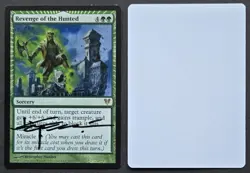 SIGNED MtG Magic Avacyn Restored Moeller Artist Proof _ REVENGE OF THE HUNTED - Image 1