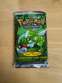 Wizards of the Coast First Edition Pokemon Jungle Booster Pack 1999 Scyther - Image 1