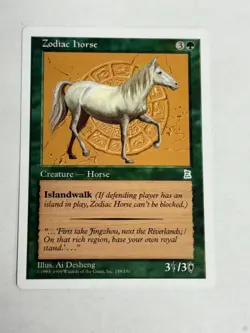 ***English Zodiac Horse*** MTG Portal 3 Kingdoms Magic NM Free Shipping! - Image 1