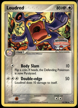 Loudred Regional 35/106 ex Emerald 2005 NM Pokemon - Image 1