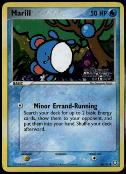 Marill Reverse Holo 68/109 ex Team Rocket Returns 2004 NM Pokemon - Image 1