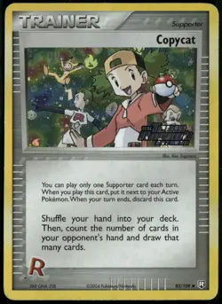 Copycat Reverse Holo 83/109 ex Team Rocket Returns 2004 LP Pokemon - Image 1