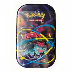 Pokemon TCG Mega Evolution Mega Heroes Mini Tin *Factory Sealed* Mega Venusaur - Image 1