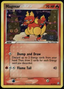 Magmar Reverse Holo Stamp 44/109 ex Team Rocket Returns 2004 NM Pokemon - Image 1