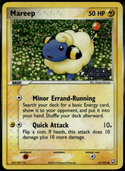 Mareep Reverse Holo 67/109 ex Team Rocket Returns 2004 NM Pokemon - Image 1