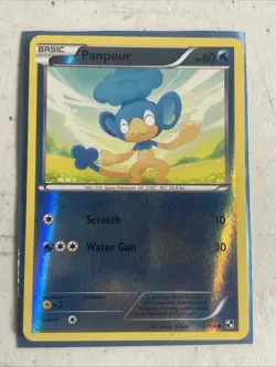 Pokemon - Panpour - 33/114 - Common - Reverse Holo - Black and White - - Image 1