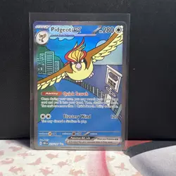 2023 Pokemon SV Obsidian Flames OBF EN Pidgeot ex #225/197 - Image 1