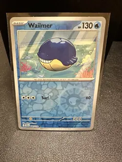 Pokemon - Wailmer - 040/159 - Journey Together - Reverse Holo - NM/M - Image 1