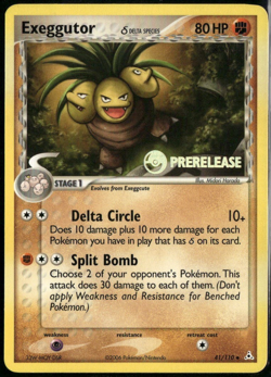 Exeggutor Prerelease 41/110 ex Holon Phantoms 2004 MP Pokemon - Image 1