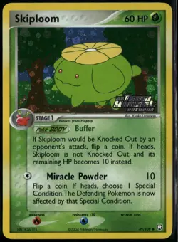 Skiploom Reverse Holo 49/109 ex Team Rocket Returns 2004 NM Pokemon - Image 1