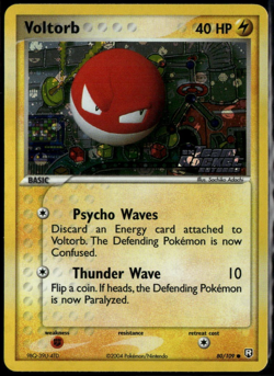 Voltorb Reverse Holo 80/109 ex Team Rocket Returns 2004 NM Pokemon - Image 1