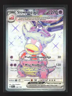 Pokemon SV02: Paldea Evolved #238/193 Ultra Rare Slowking ex - Image 1
