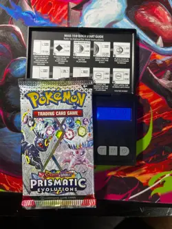 VERY HEAVY! GOD PACKUUU 22.28g Prismatic Evolutions Pokemon TCG Booster (SEALED) - Image 1