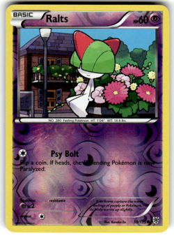 Ralts 59/135 Reverse Holo Pokemon TCG Plasma Storm 2012 - Image 1